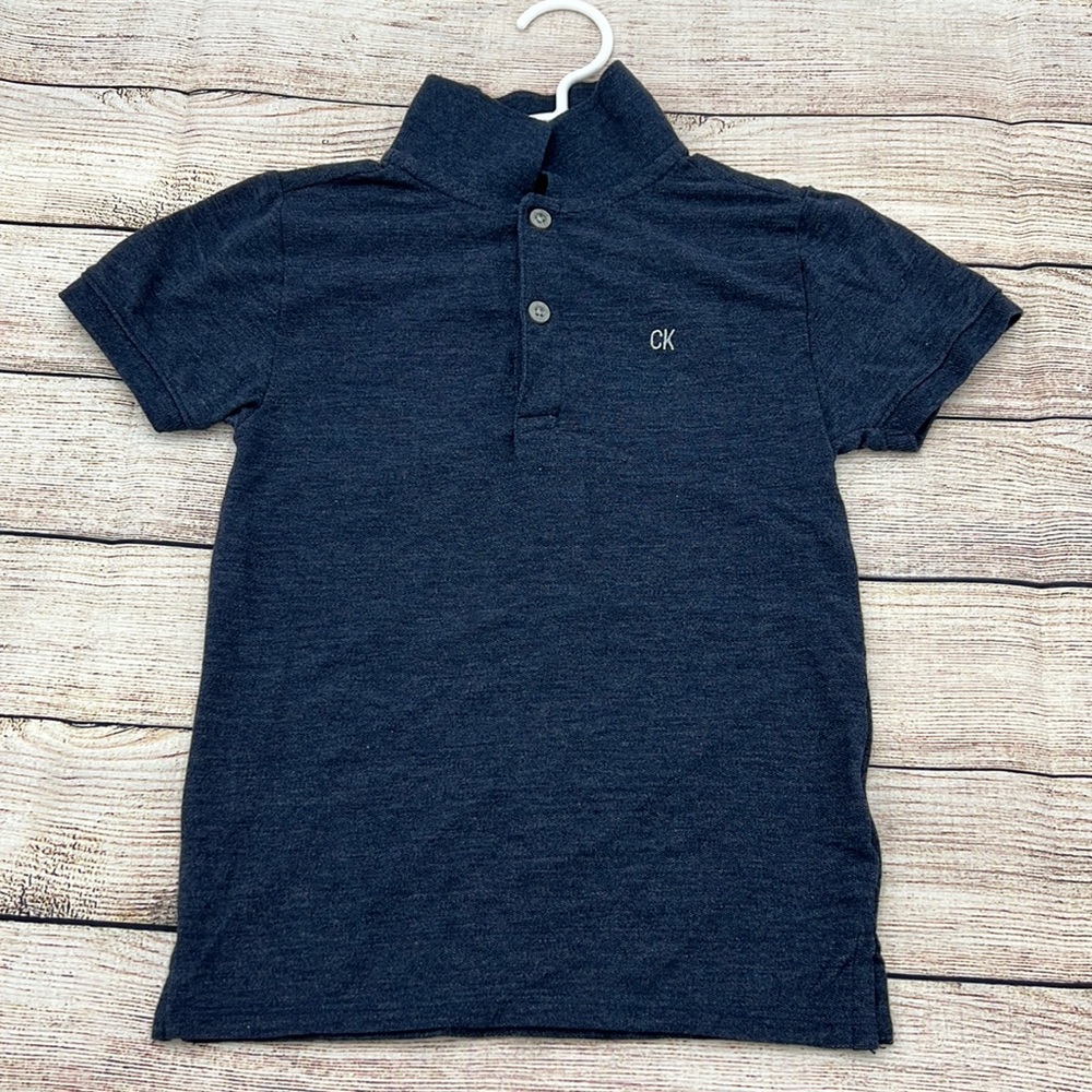 Calvin Klein Navy Polo Sz 4